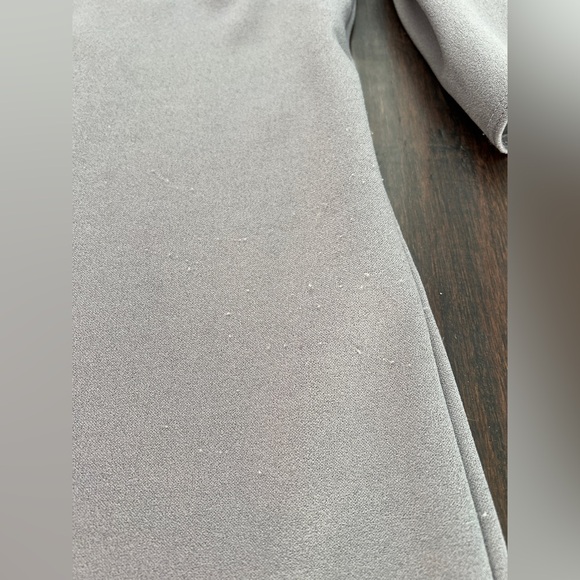 Flare Sleeves Shift Dress, Gray, Small - Picture 9 of 9